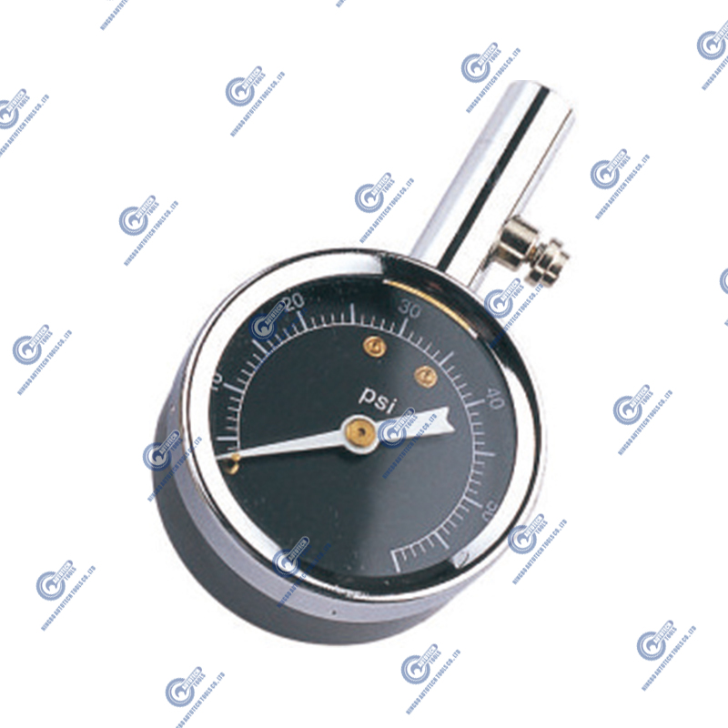 Ag-14 Crome Dial Tyre Gauge (5-60 PSI)